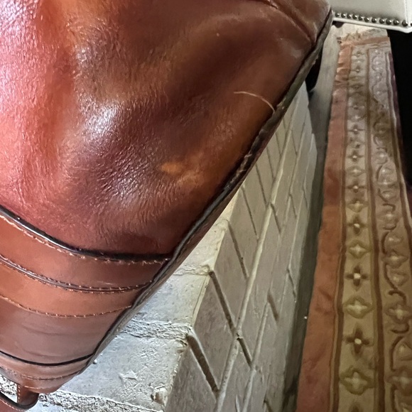 Etienne Aigner Vintage Leather Handbag Double Strap Shoulder Tote Bag - Picture 10 of 15